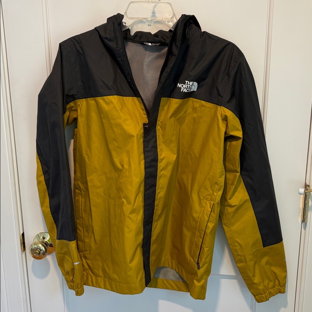 The North Face Mustard and Black Windbreaker